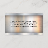 Lieferpaket-Treiber | Logistik Visitenkarte (Rückseite)