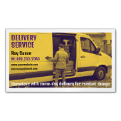 Lieferservice | Kurier Magnetische Visitenkarte (Vorderseite)