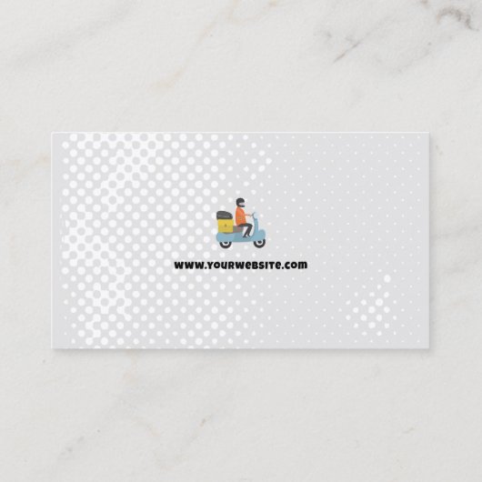 Lieferservice | Kurier Visitenkarte (Rückseite)