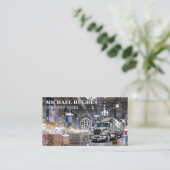 Liefersystem | LKW-Fahrer Visitenkarte (Stehend Vorderseite)