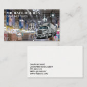 Liefersystem | LKW-Fahrer Visitenkarte (Vorne/Hinten)