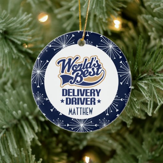 Liefertreiber Personalisierte Geschenkartikel Kera Keramik Ornament (Baum)