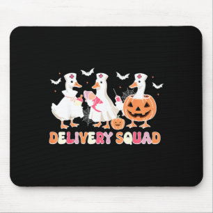 Liefertrupp Halloween-Gans gruseliger Arbeiter Mousepad