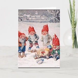 Lieferunfall Feiertagskarte