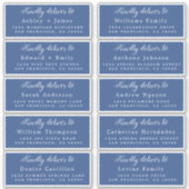 Lieferung an das Calligraphy Wedding Guest Address Aufkleber (Vorderseite)