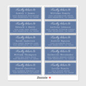 Lieferung an das Calligraphy Wedding Guest Address Aufkleber (Blatt)