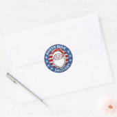 Lieferung an den Nordpol Runder Aufkleber (Umschlag)