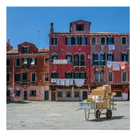 Lieferung der Boxen nach Venedig Poster