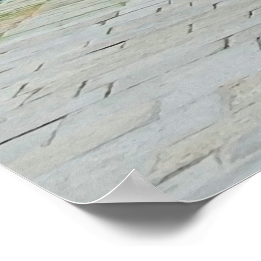 Lieferung der Boxen nach Venedig Poster (Ecke)