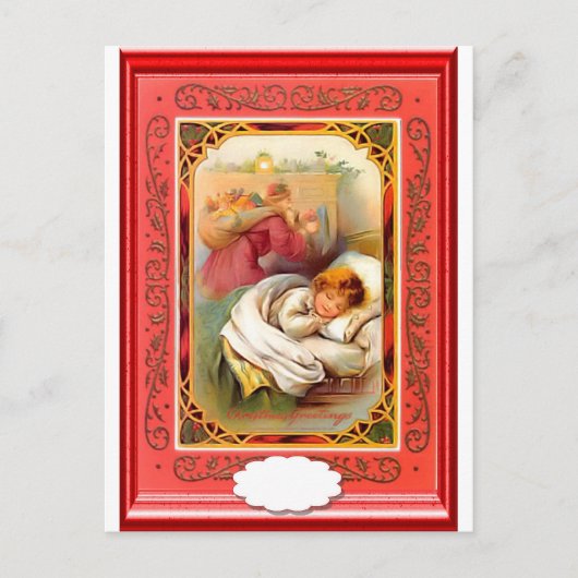 Lieferung der Geschenke Postkarte (Vorderseite)