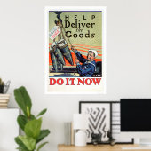 Lieferung der Güter - Marine (US02293) Poster (Heimbüro)