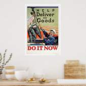 Lieferung der Güter - Marine (US02293) Poster (Küche)