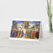 Lieferung der Schlüssel | Pietro Perugino | Karte (Vorderseite)