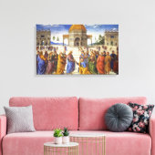 Lieferung der Schlüssel | Pietro Perugino | Leinwanddruck (Insitu (Wohnzimmer))