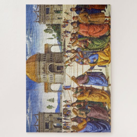 Lieferung der Schlüssel | Pietro Perugino | Puzzle (Vertikal)