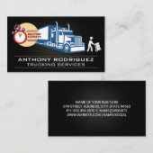 Lieferung | LKW-Logistik Visitenkarte (Vorne/Hinten)