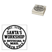 Lieferung Offizieller Post im Santa-Workshop Gummistempel (Stempel)
