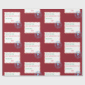 Lieferung Personalisiert Geschenkpapier (Flach)