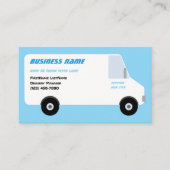 Lieferung Van Blue Business Card Visitenkarte (Vorderseite)