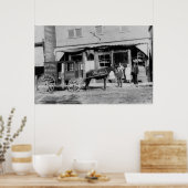 Lieferung Vintager Bäckereien Poster (Küche)