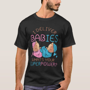 Lieferung von Arbeitskräften im Lieferraum Kranken T-Shirt