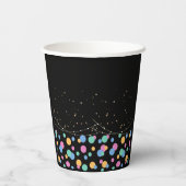 Lieferung von Glow & Roll Birhday Party Pappbecher (Rückseite)