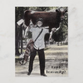 Lieferung von Herdenunsicherheit im antiken Stil Postkarte (Vorderseite)