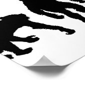 Lieferung von Männern und Zeitungen Jungs und Mädc Poster (Ecke)