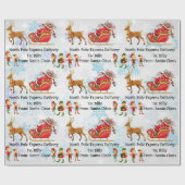 Lieferung von Nordpol aus dem Namen des Weihnachts Geschenkpapier (Flach)