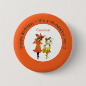 Lieferung von Party für die Blume von Trillium Tig Button (Vorderseite)