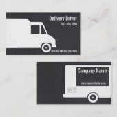 Lieferungs-Fahrer-Visitenkarte-Schablone Visitenkarte (Vorne/Hinten)