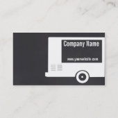 Lieferungs-Fahrer-Visitenkarte-Schablone Visitenkarte (Rückseite)