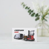 Lieferungs-FirmenVisitenkarte Visitenkarte (Stehend Vorderseite)