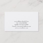 Lieferungs-und Beförderungs-Visitenkarte Visitenkarte (Rückseite)