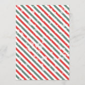 Lieferverzögerung für Weihnachtsgeschenke Einladung (Rückseite)