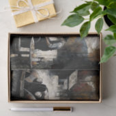 Lieferwagen des Großvaters Dekoupage Seidenpapier (Geschenk)