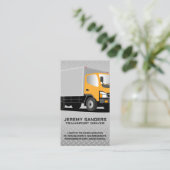 Lieferwagen | Diamantstahl Visitenkarte (Stehend Vorderseite)