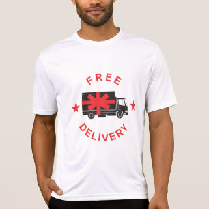 Lieferwagen für kostenlose Lieferung T-Shirt