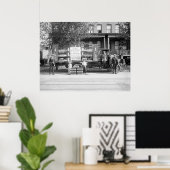 Lieferwagen für Soda-Pop, Anfang der 20er Jahre Poster (Heimbüro)