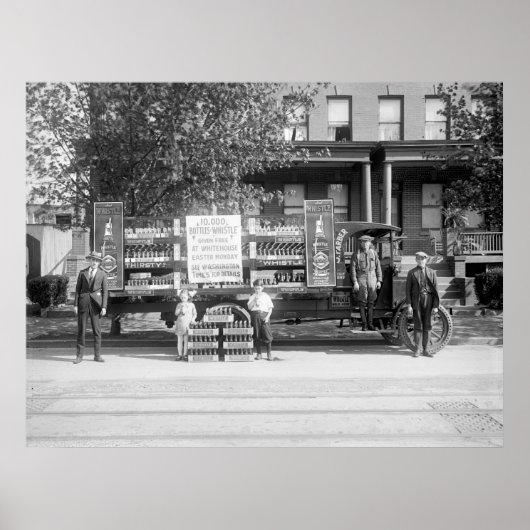 Lieferwagen für Soda-Pop, Anfang der 20er Jahre Poster (Vorne)
