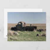 Lieferwagen Havre Montana Postkarte (Vorne/Hinten)