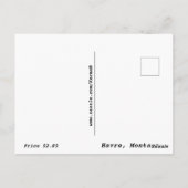 Lieferwagen Havre Montana Postkarte (Rückseite)