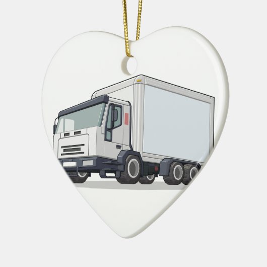 Lieferwagen Keramik Ornament (Links)