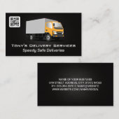 Lieferwagen | Kommerzieller gewerblicher Verkehr Visitenkarte (Vorne/Hinten)