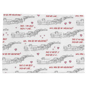 Lieferwagen Line Valentine Funny Lover Große Geschenktüte (Rückseite)