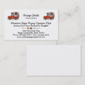 Lieferwagen-LKW-Camper, RV, Anhänger oder Kabine Visitenkarte (Vorne/Hinten)