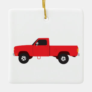 Lieferwagen LKW Keramikornament