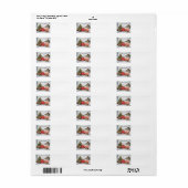 Lieferwagen-LKW mit Weihnachtsbaum (Vorne)