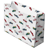 Lieferwagen LKW Niedliche Kraftfahrzeuge Große Geschenktüte (Vorderseite Schrägansicht)