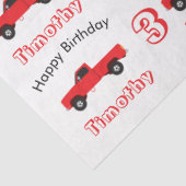 Lieferwagen LKWs Name & Alter Seidenpapier (Ausschnitt)